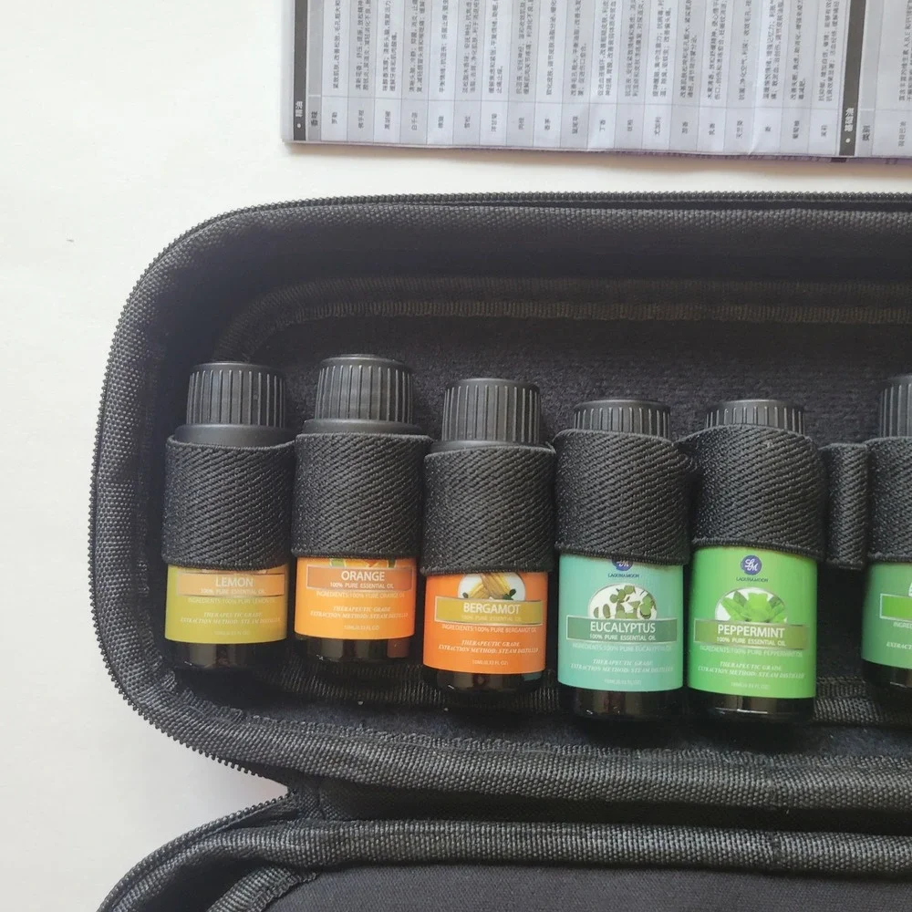 Lagunamoon Essential Oils 16 Lot Therapeutic Grade 10ml Case‎